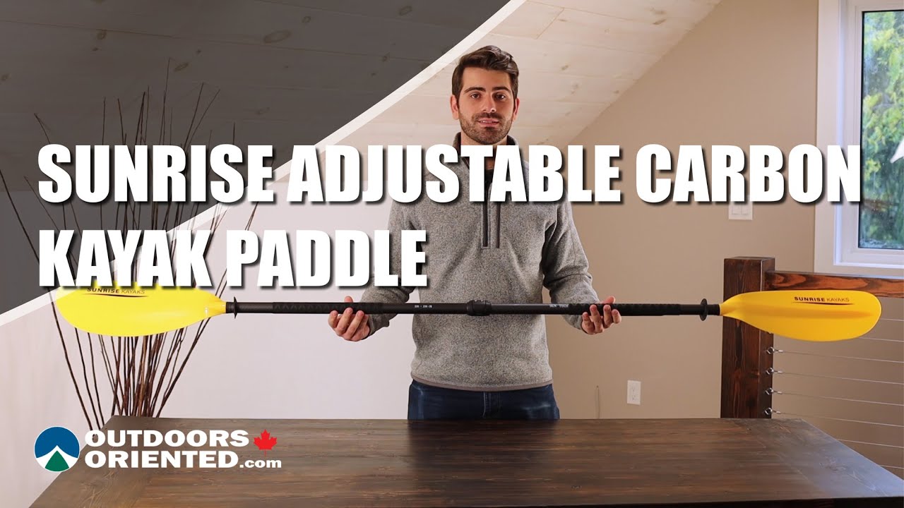 Sunrise Carbon Adjustable Kayak Paddle