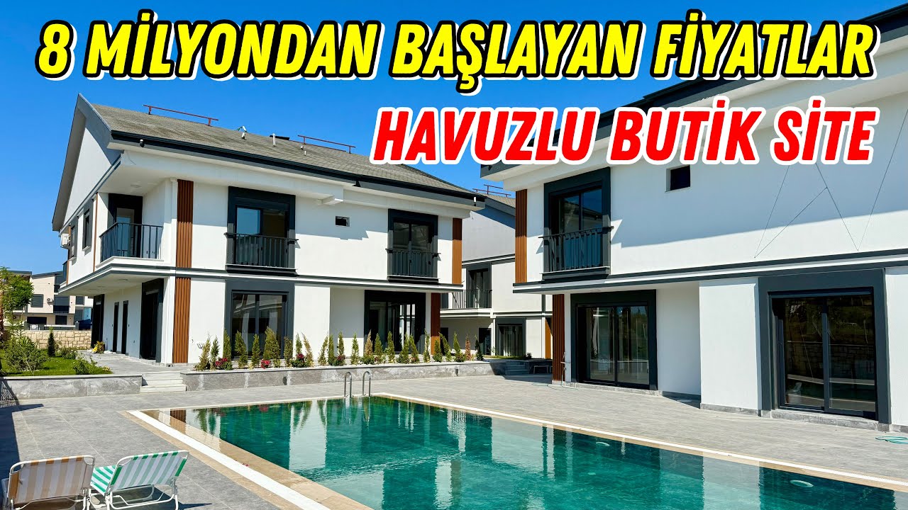 Didimde Satılık Havuzlu ve Bahçeli Sıfır Villalar 8 Milyon ₺ den Başlayan Fiyatlarla / No:363