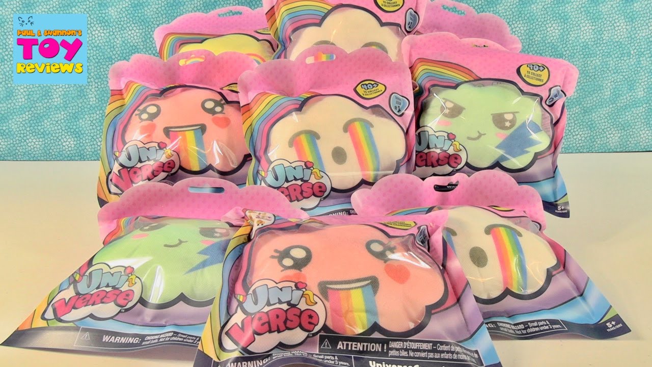 Uni Verse Puffy Cloud Unicorn Collectible Figures Opening Review | PSToyReviews