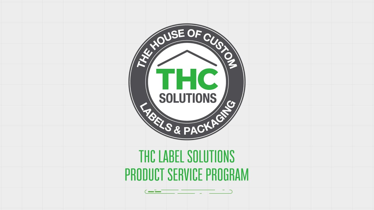 THC Service Program. Label applicator, printers, equipment training, maintenance, support services