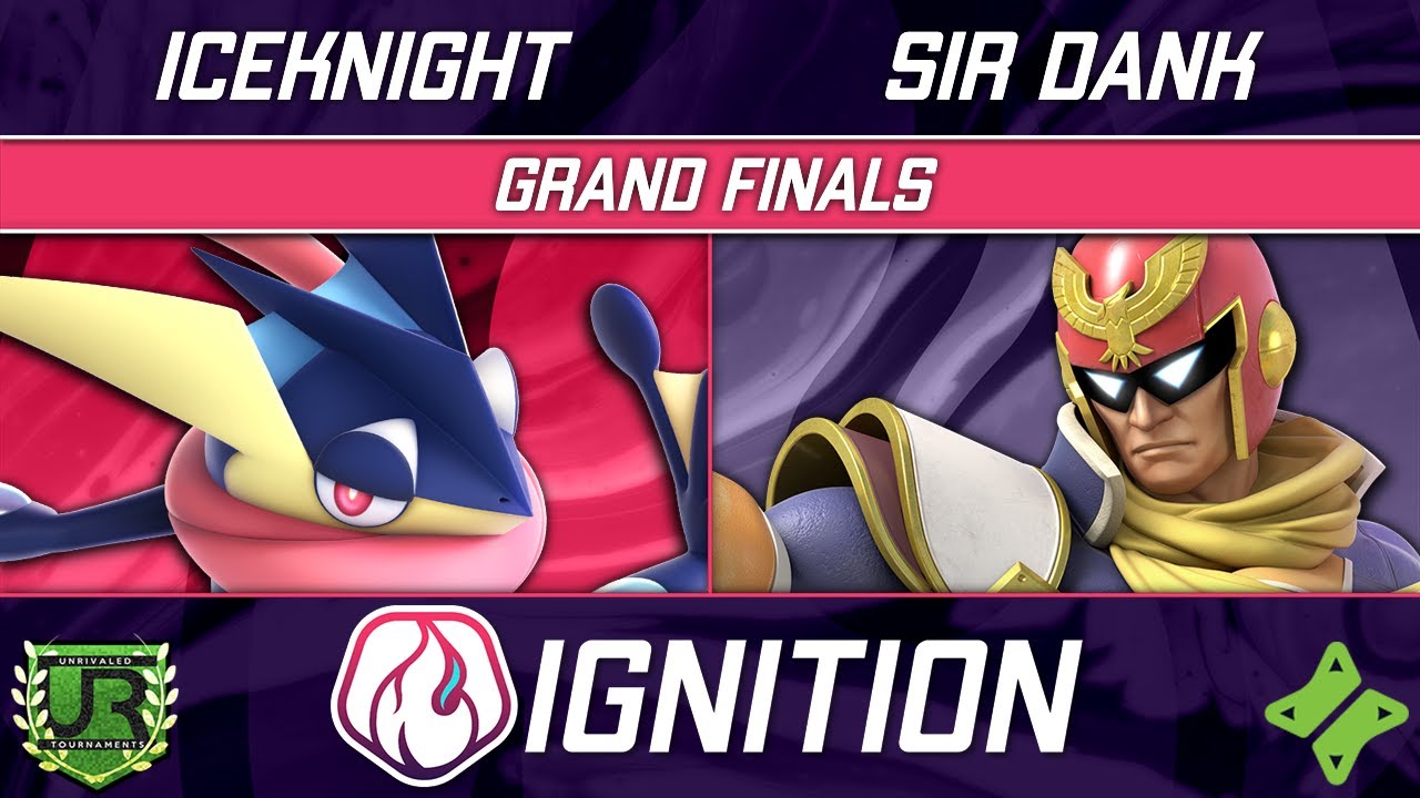 IceKnight (Greninja) vs Sir Dank (Captain Falcon) - Ignition 321 GRAND FINALS