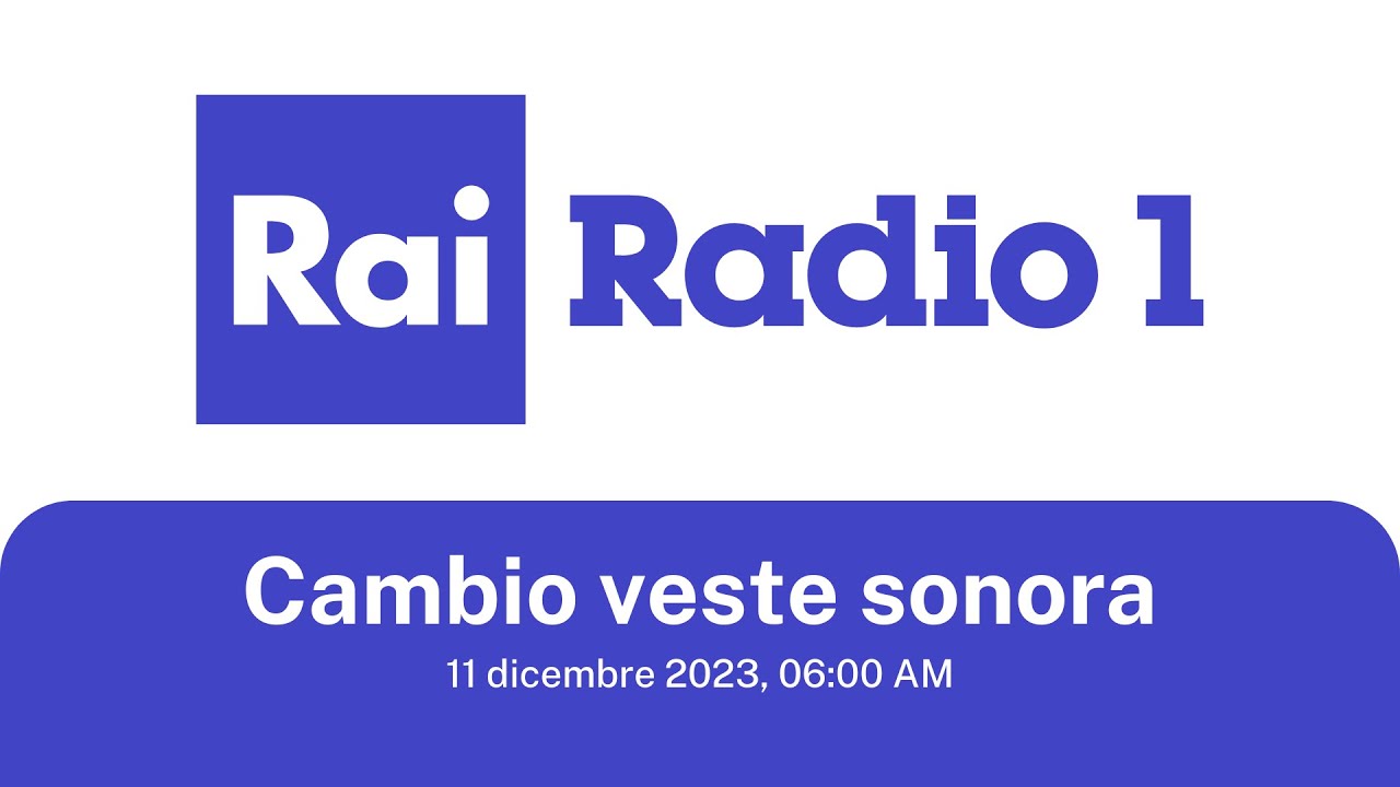 Rai Radio 1 - Cambio veste sonora | nuovi jingle di rete + nuove sigle GR1, Meteo Radio e Onda Verde