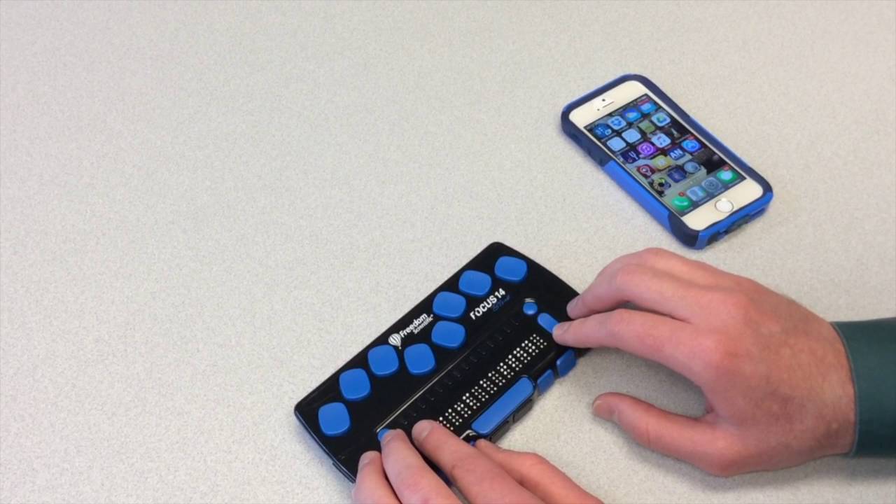 Using Braille Display Shortcuts with iPhone