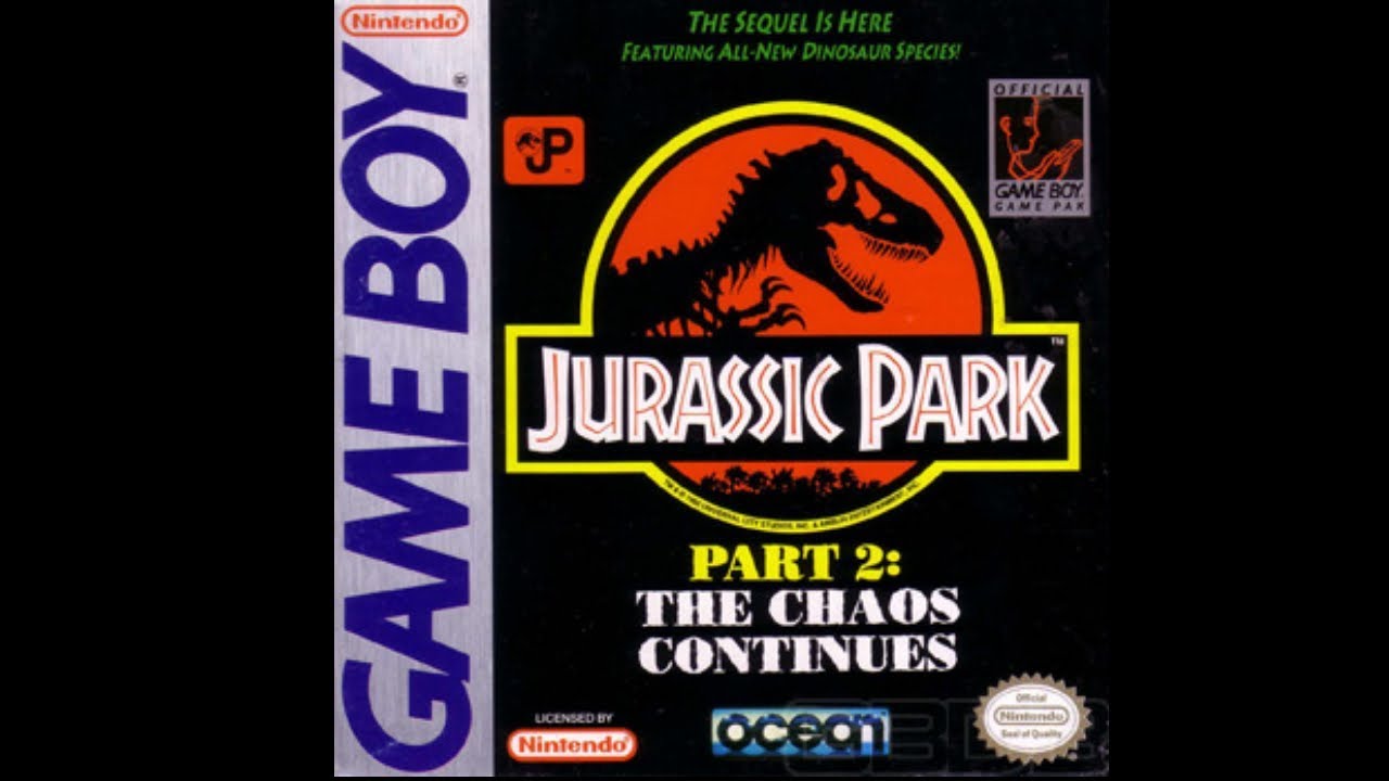 Jurassic Park 2: The Chaos Continues Gameplay Walkthrough (Gameboy) NO COMMENTARY