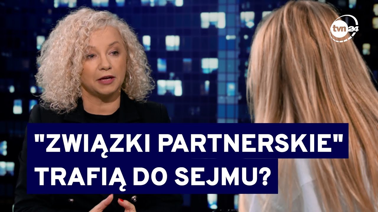 Koalicyjne rozmowy o projekcie ustawy o związkach partnerskich [TVN24]