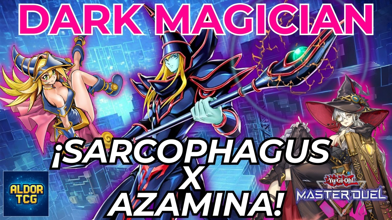 ¡EL MAGO OSCURO DEFINITIVO! ✨ Azamina X Shining Sarcophagus 🧙‍♂️ Yu-Gi-Oh! Master Duel Replays