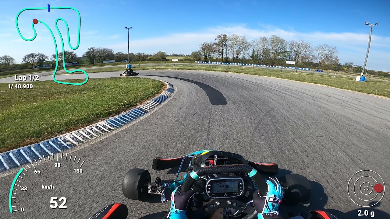 Karting 125 KZ - Aunay - Telemetry