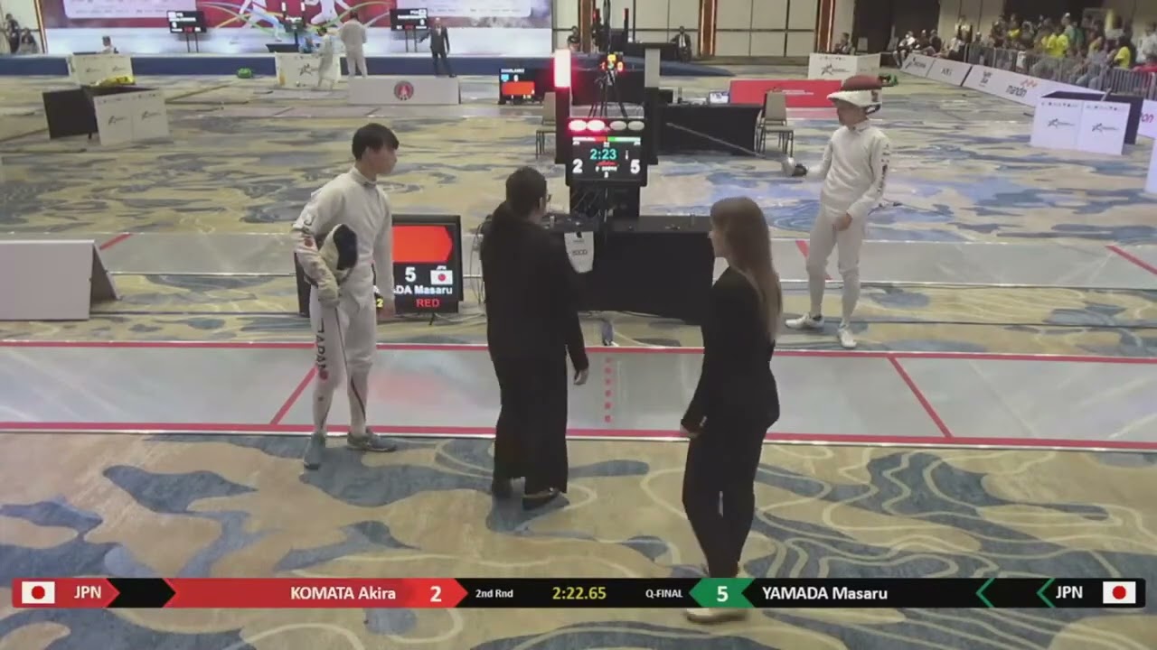 Asian Champs 2025 SME - L8 - Komata Akira JPN v Yamada Masaru JPN