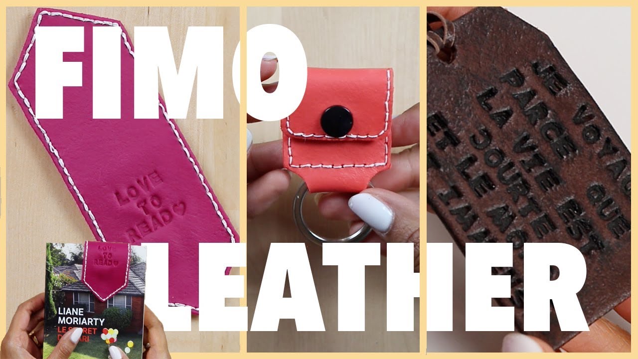 3 OBJETS QU'IL VOUS FAUT!⎪FIMO LEATHER