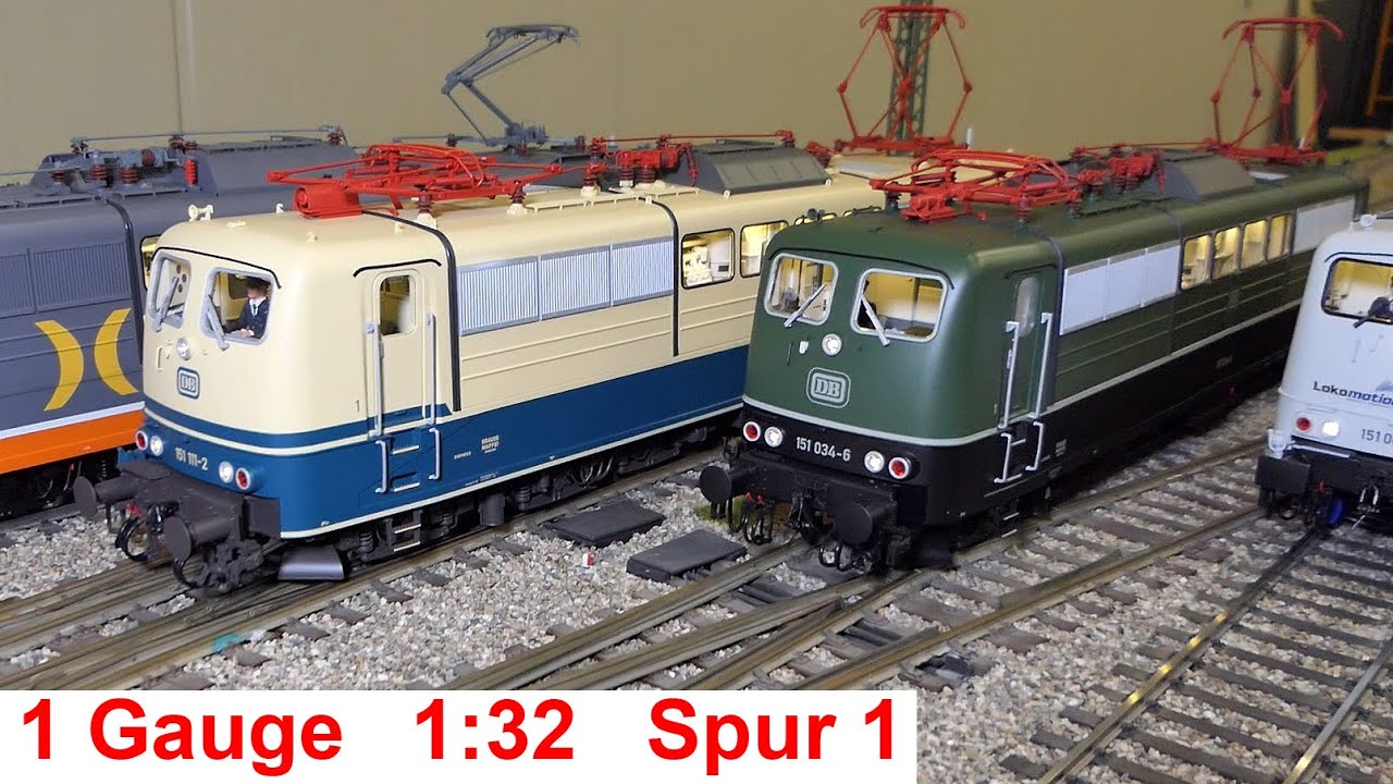 Spur1-Fahrtreffen München 11/24 - Parade 5 x Märklin-BR 151, Big Boy, 98 886, 23 042 1:32-Modellbahn