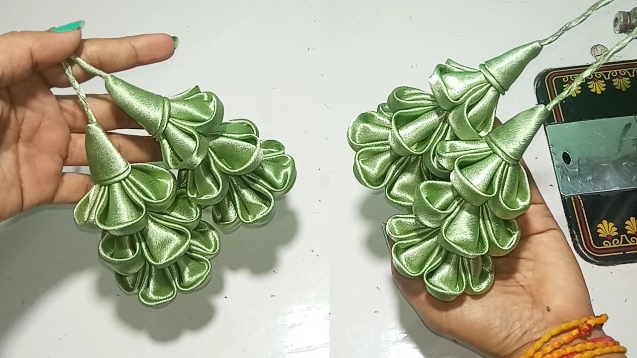 Unique and Very Beautiful Latkan Making at Home / Kapde se Latkan Banana / Latkan Design Making
