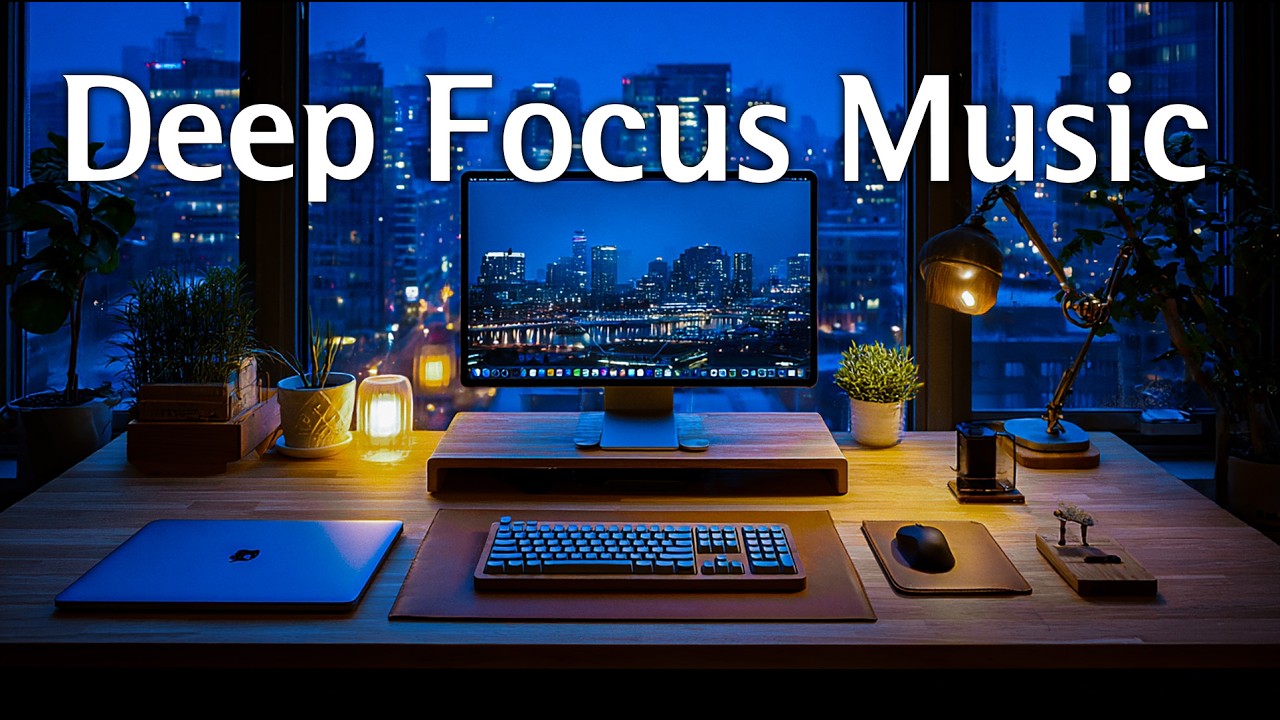 1 Hour Study Music for Deep Focus & Reading – Quiet Mountain Desk (No Lyrics)