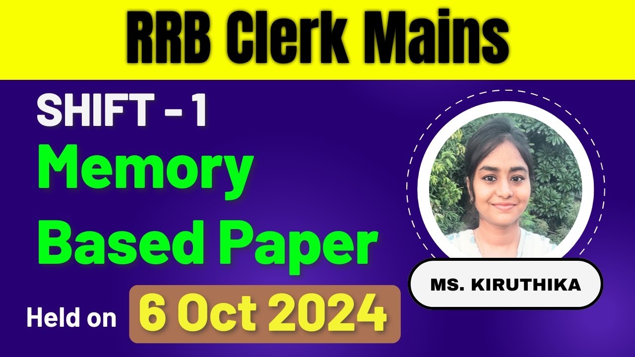 IBPS RRB CLERK mains memory based |Arithmetic|Questions Asked All Prelims Exams|Crash Course