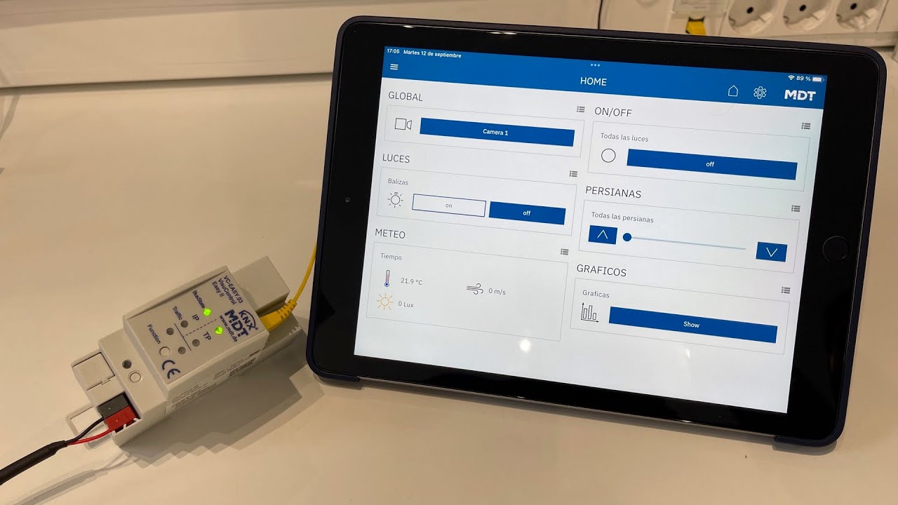Nuevo 🆕 servidor VisuControl Easy II📱para domótica KNX 👨🏻‍💻 del fabricante MDT ‼️