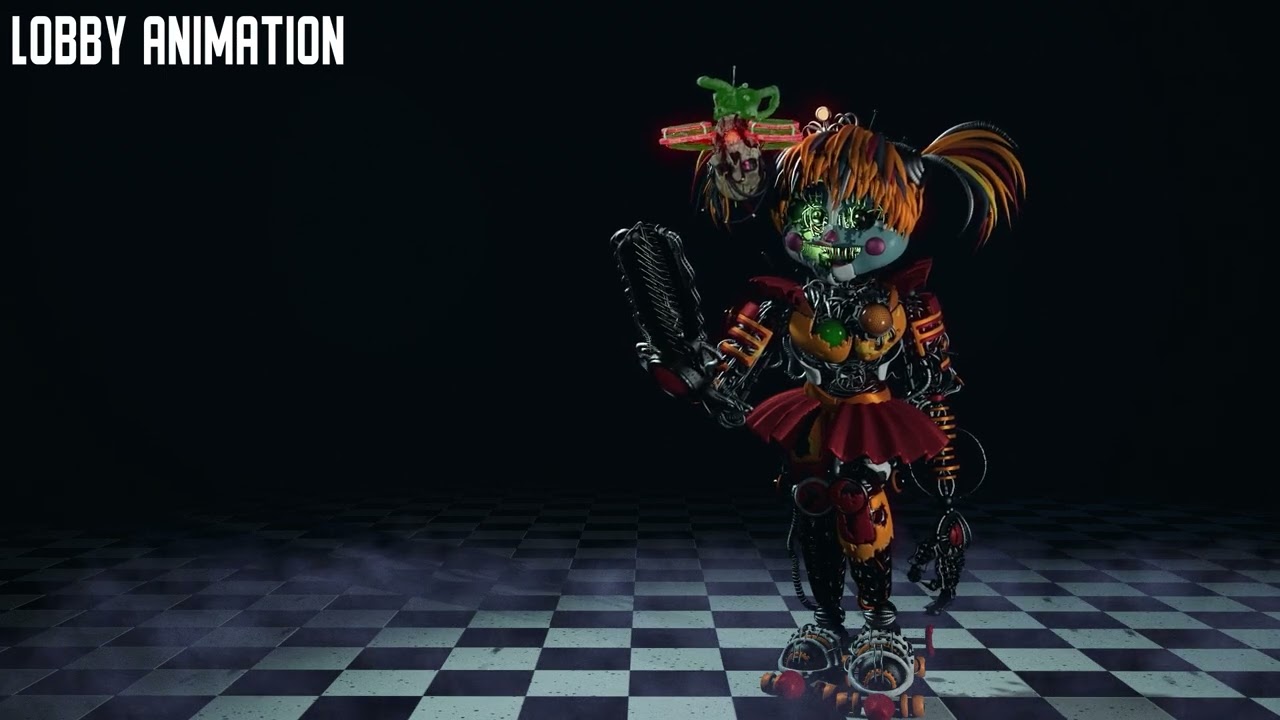 [FNAFxDBD] Scrap baby concept as Skull Merchant skin | DeadByDaylight