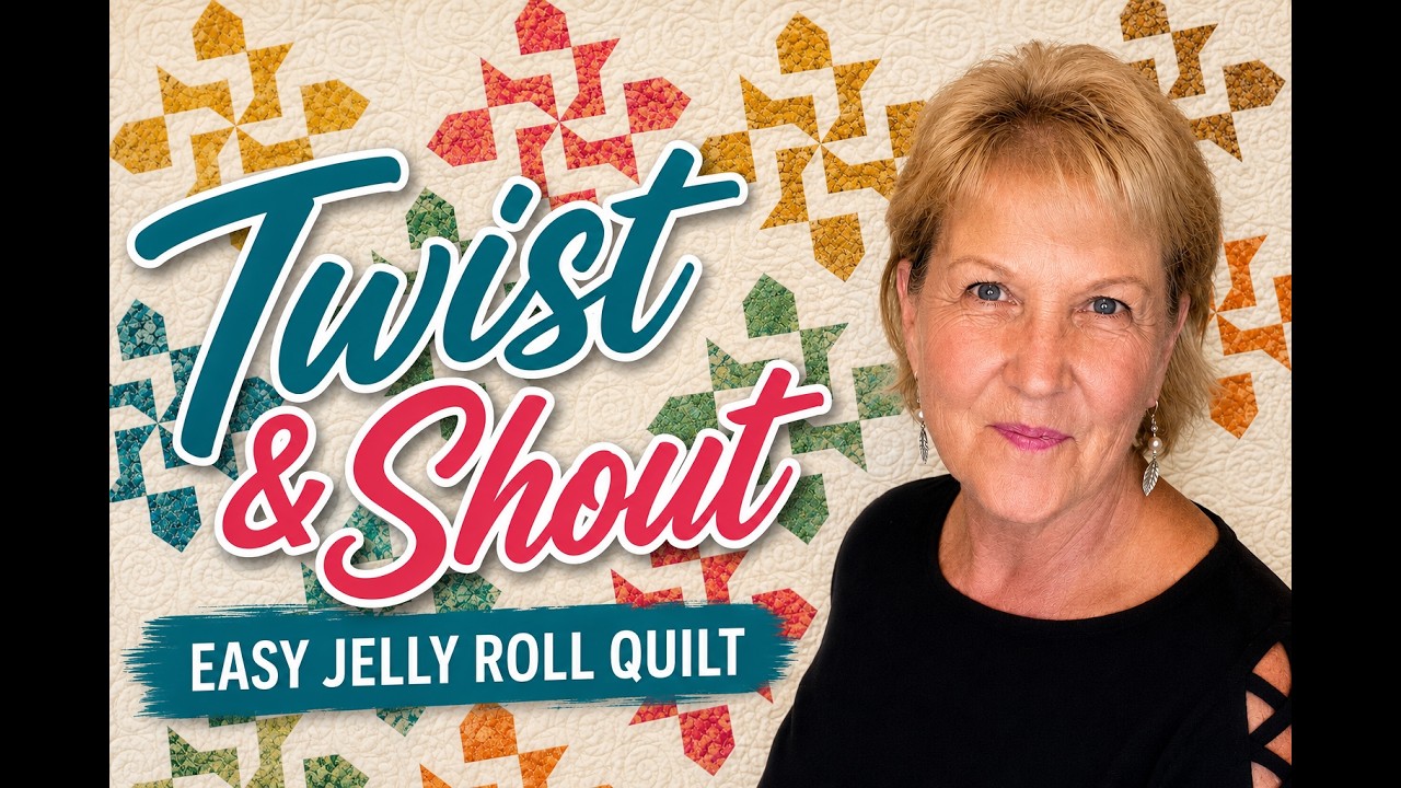 Easy Jelly Roll Quilt Tutorial -Twist and Shout 
