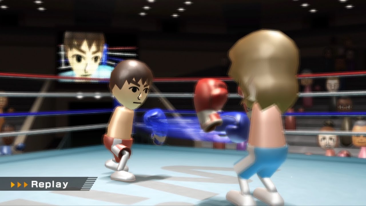 Guest C Obliterates his Opponents in Wii Sports Boxing