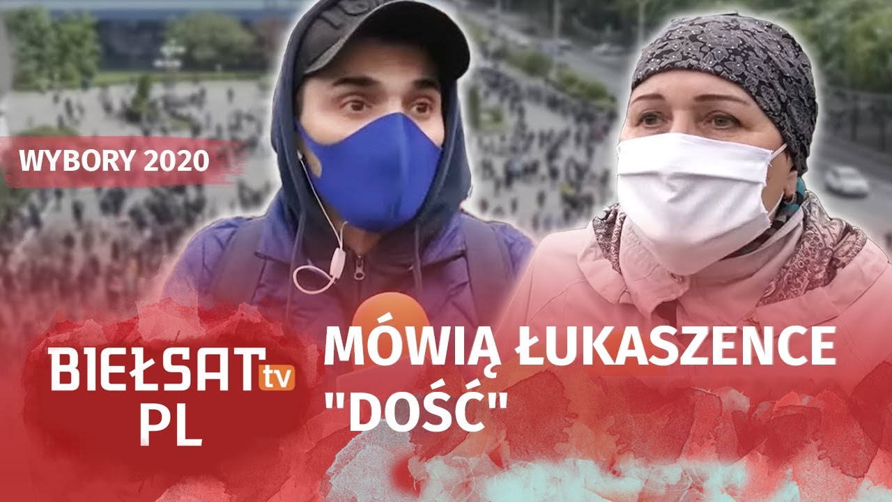 Białorusini masowo okazują poparcie dla opozycyjnych kandydatów na prezydenta / Wybory 2020