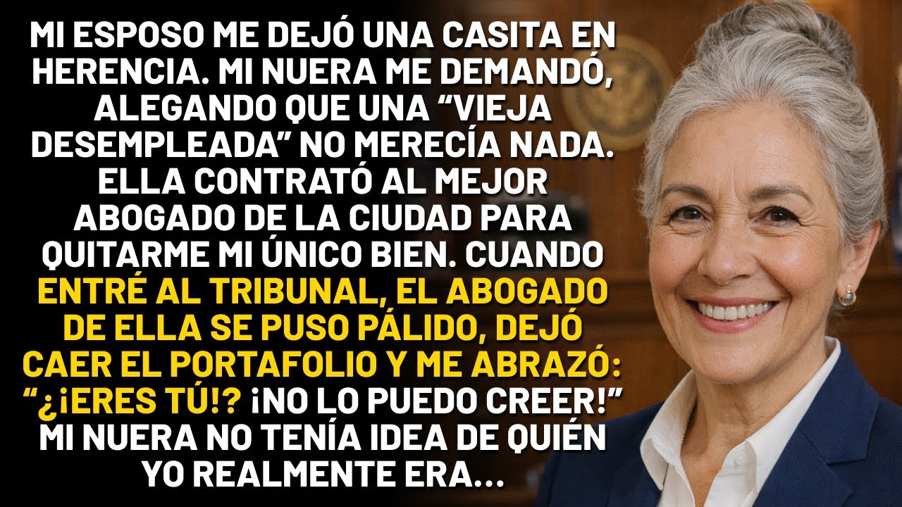“¡Ella es una desempleada!” se burló mi nuera en el tribunal. El juez de ella me reconoció como su…