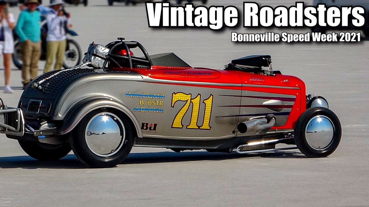Vintage Roadsters at Bonneville Speed Week 2021