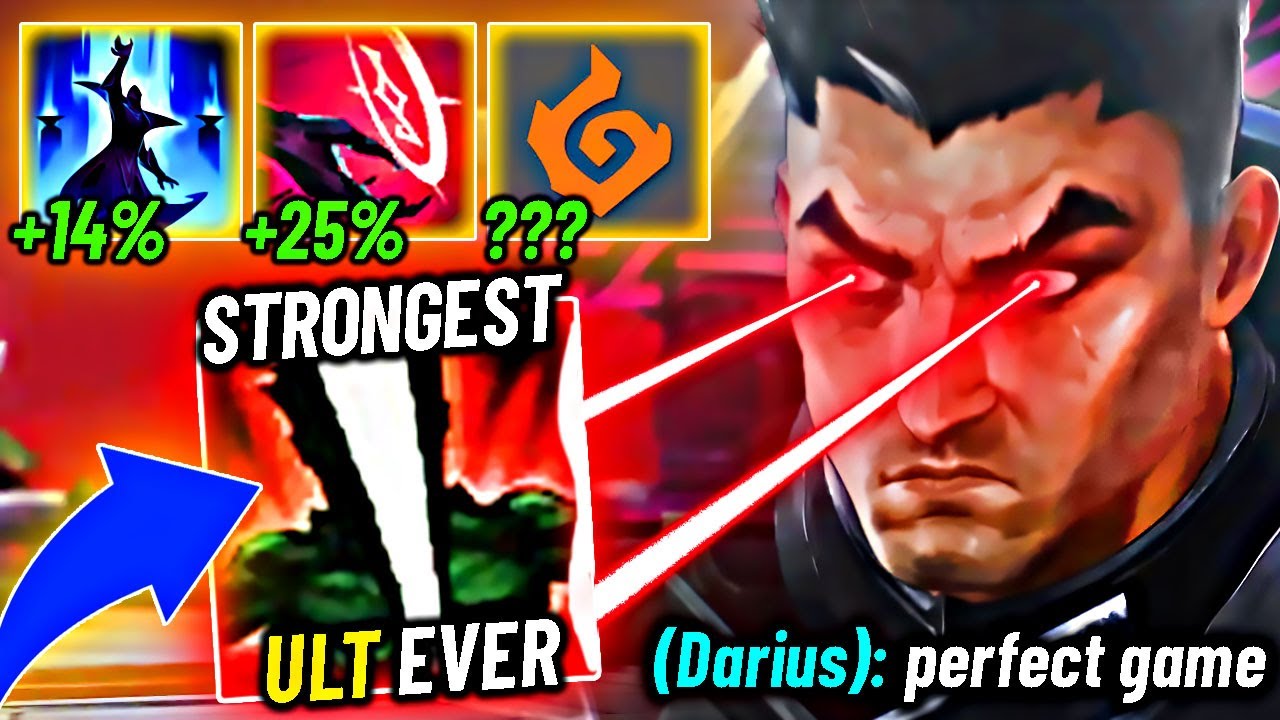 STRONGEST ULT EVER (New Darius is BROKEN)