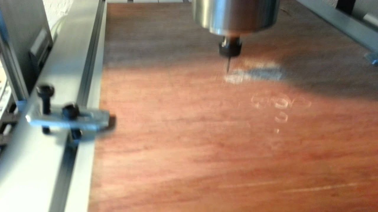 Carlos's new CNC 3040 first run