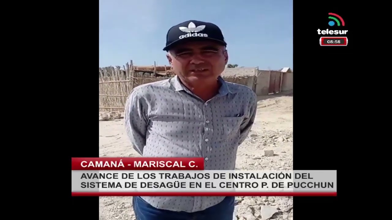 AVANCE DE LOS TRABAJOS DE INSTALACIÓN DEL SISTEMA DE DESAGÜE EN EL CENTRO P. DE PUCCHUN - #camana