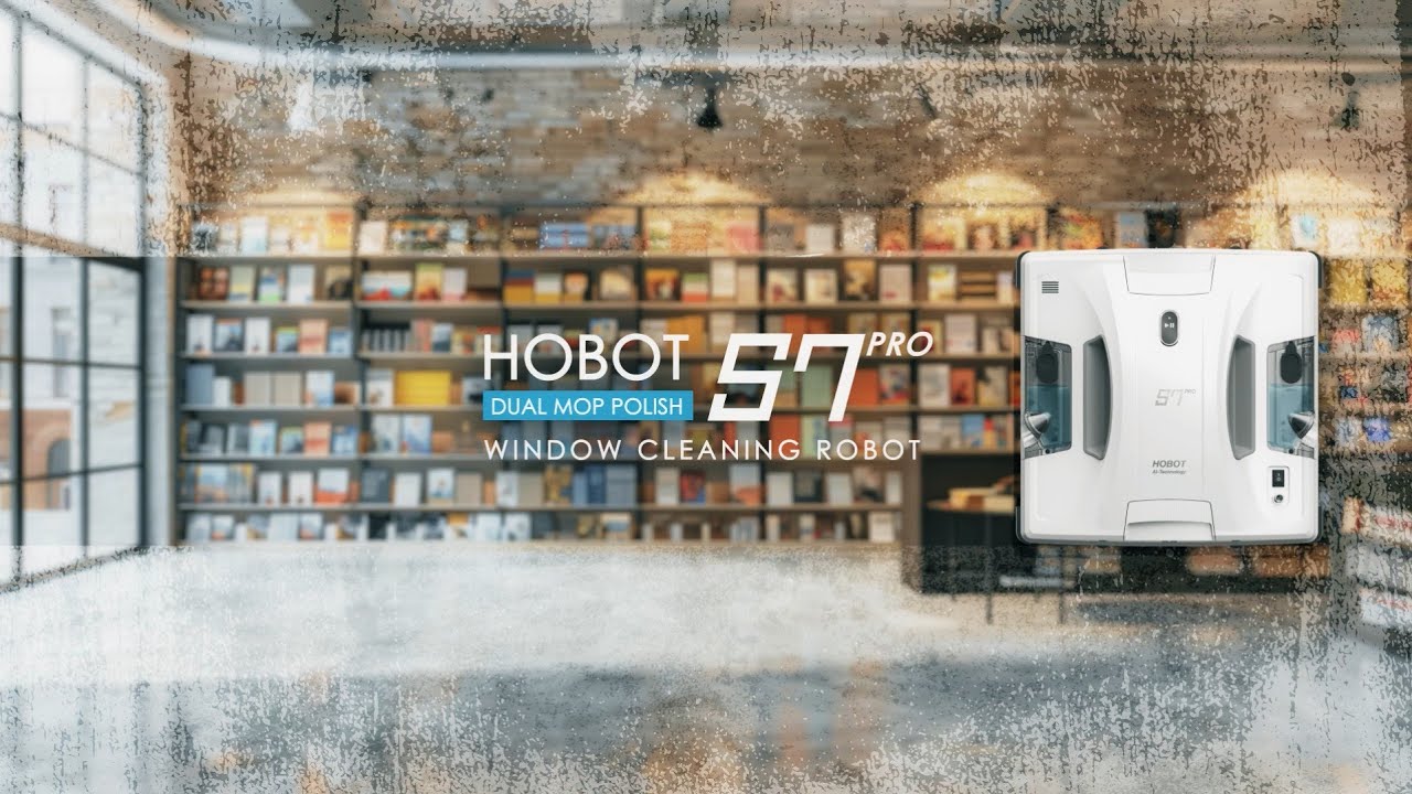 HOBOT-S7 Pro 玻妞擦窗機器人 - 雙布往復高速擦拭拋光