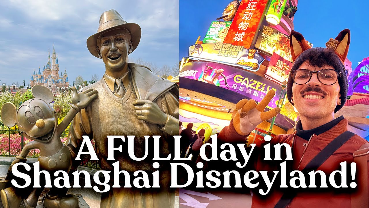 Shanghai Disney 2024 Pt 3 | Vegan Options, So Many Rides, Zootopia, and ILLUMINATE Fireworks!