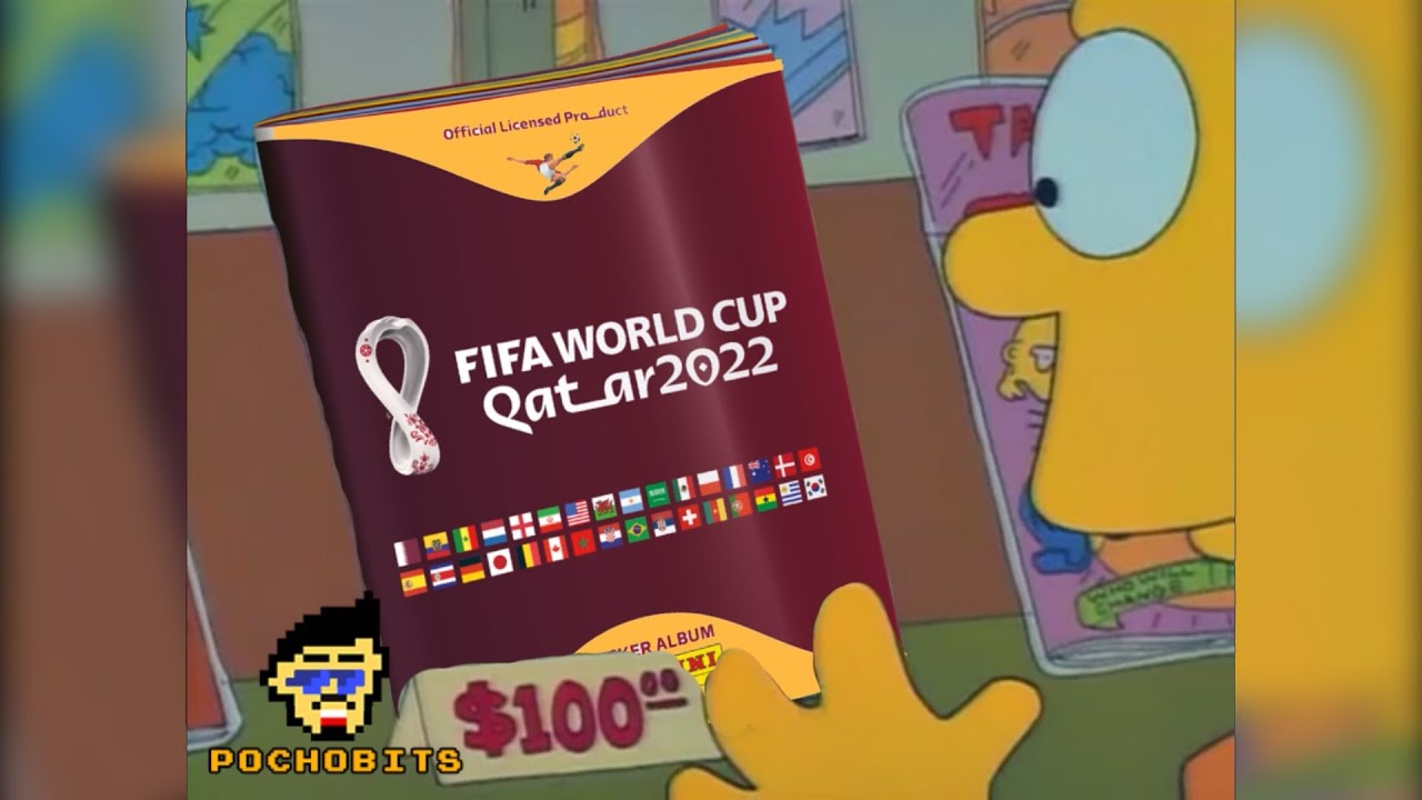 Tres hombres y un &aacute;lbum de figuras #album #qatar2022 #panini #seleccionargentina  #messi #lossimpson