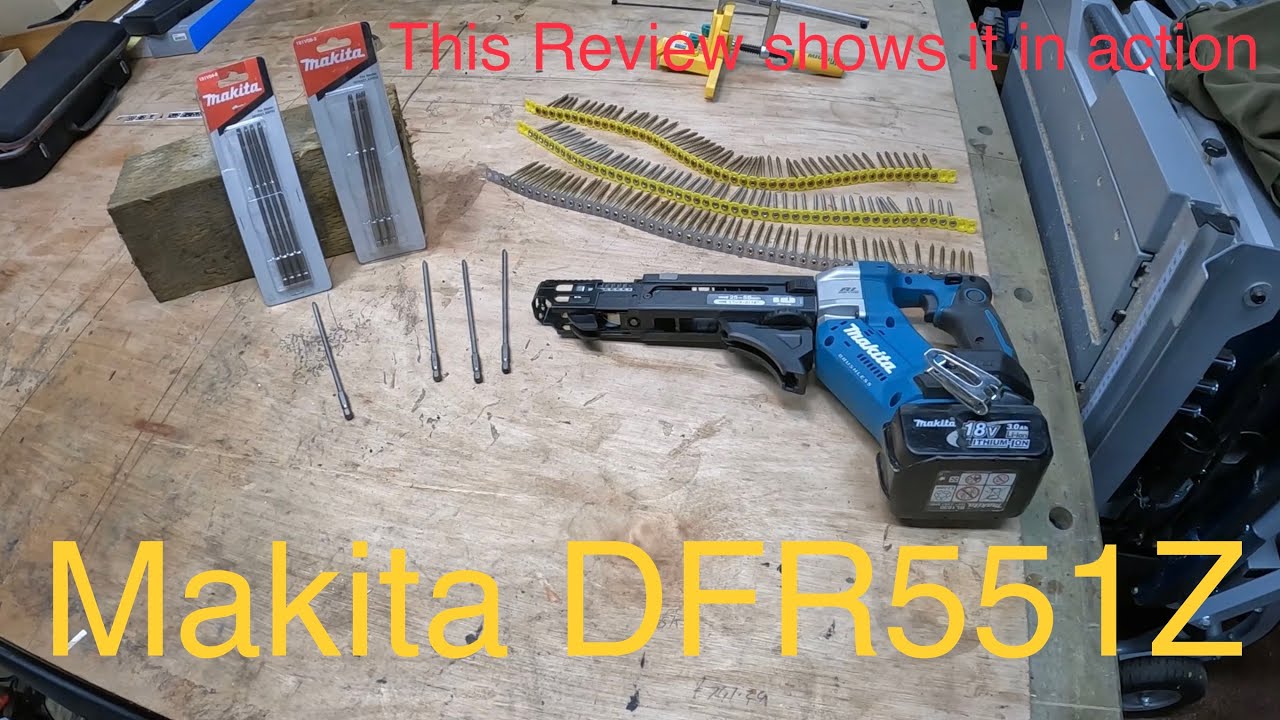 Makita DFR551Z 18v Brushless Auto Feed Screwdriver