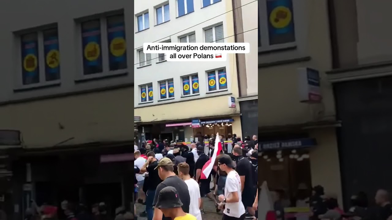 Anti-immigration protests all over Poland