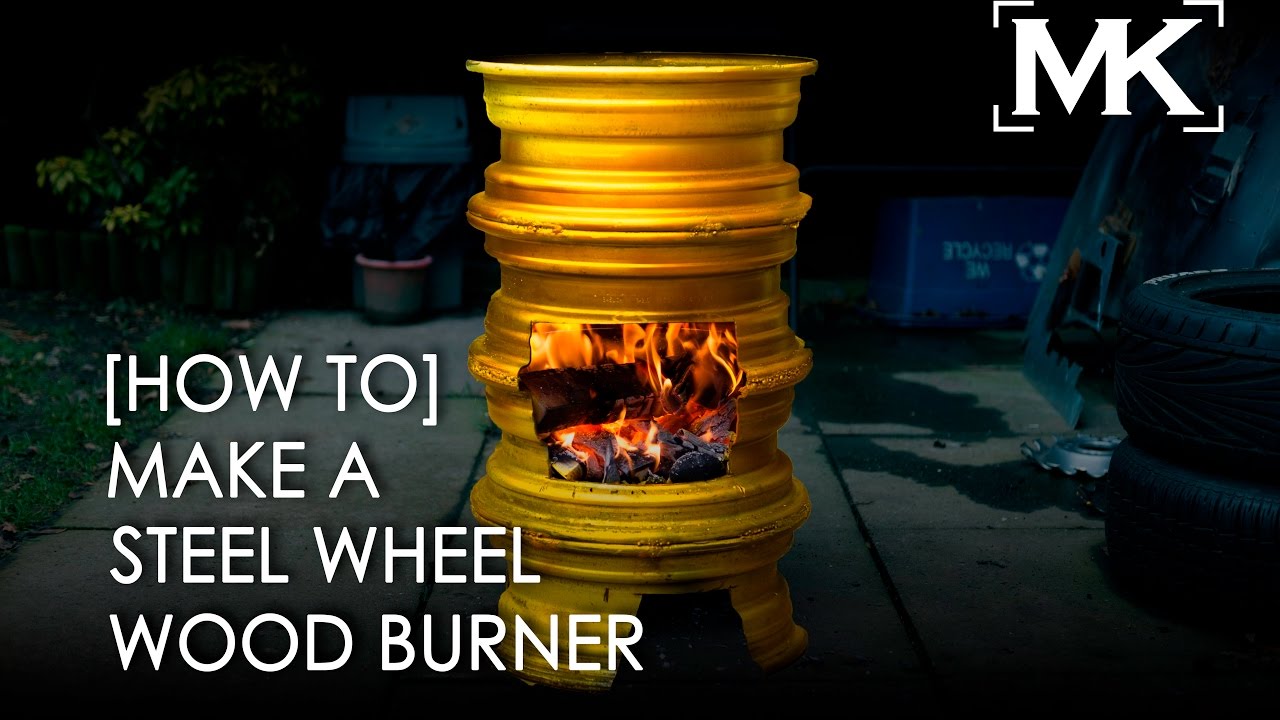 [How To] Make A Steel Wheel Wood Burner Easy Diy Project