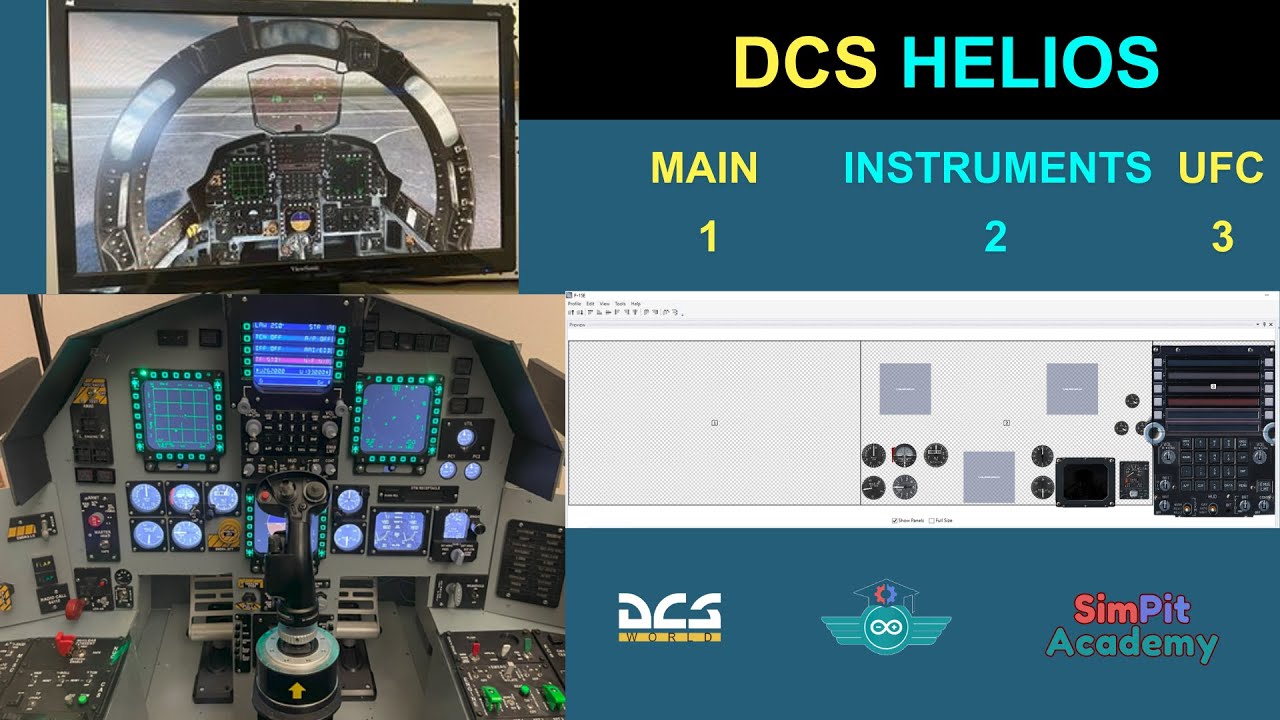 Episode 26 How to set up DCS Helios 3 Screens