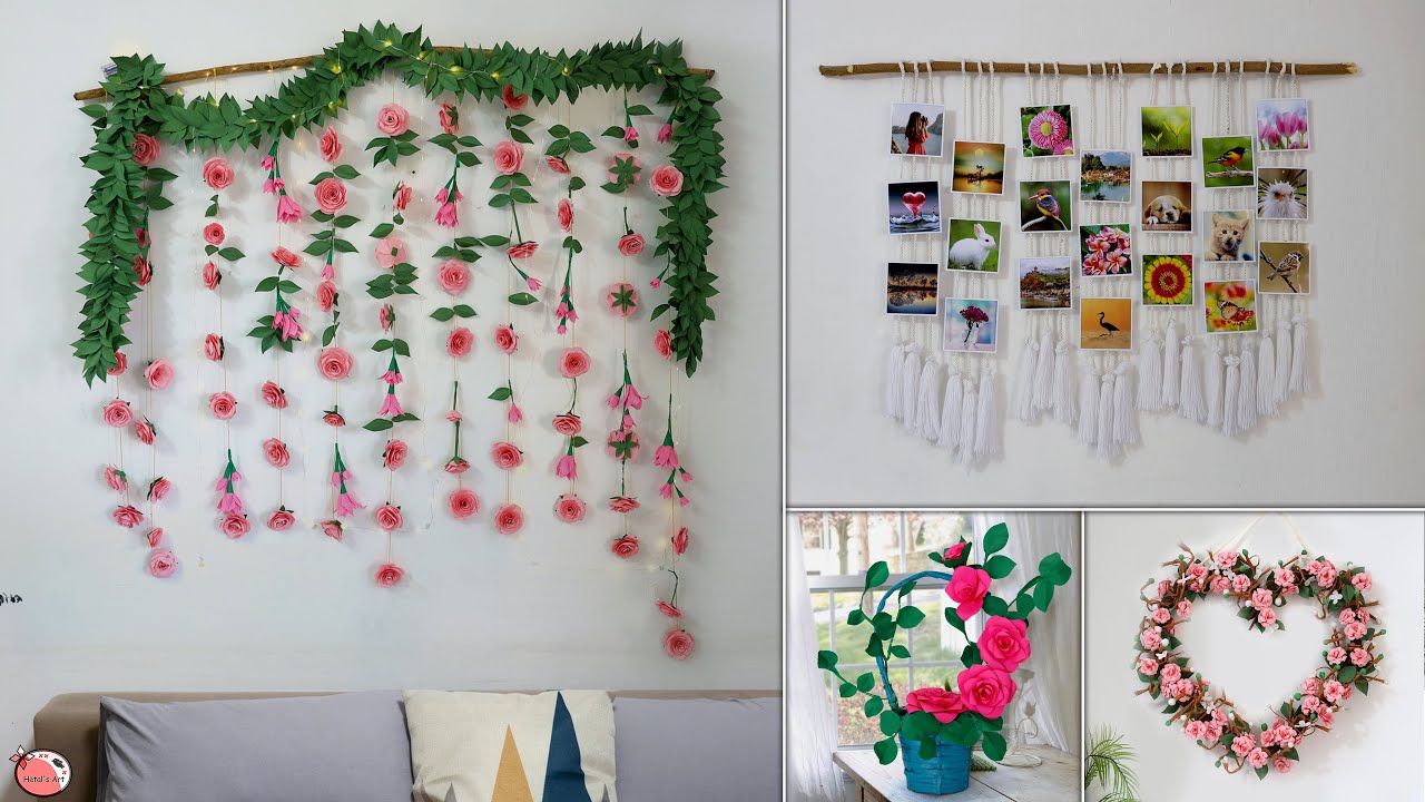 8 Best DIY Wall Hanging Room Decor Projects ! For Small House