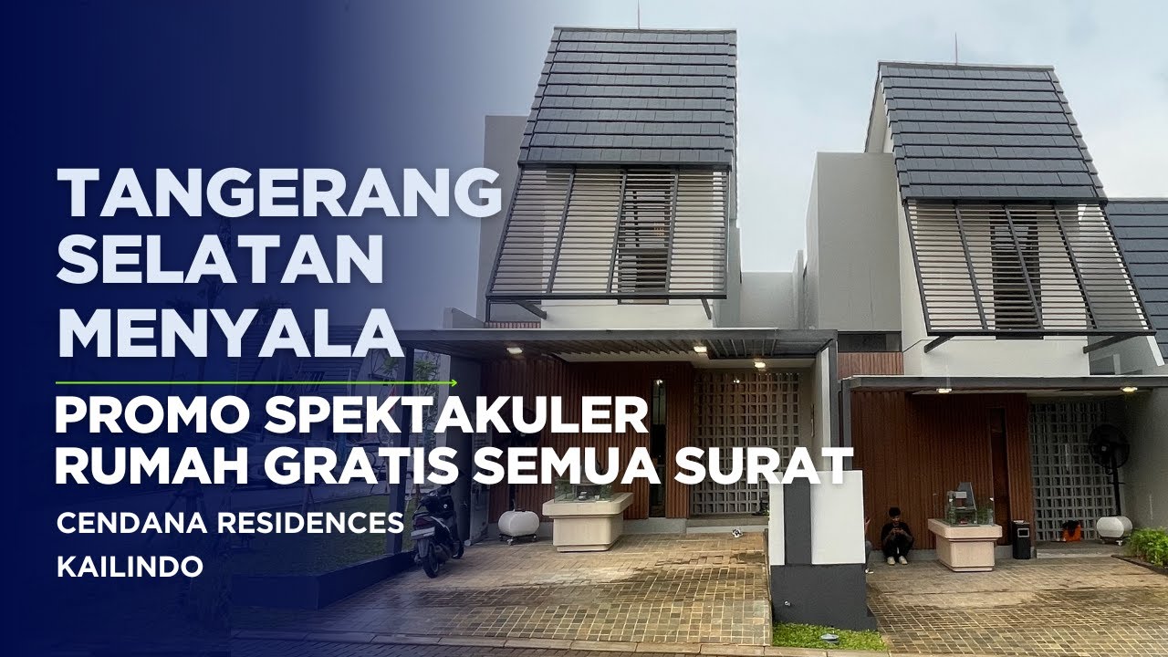 Semua Gratisss I Cendana Residences bikin Viral satu Tangerang Selatan I PPn BPHTB AJB SHM dll