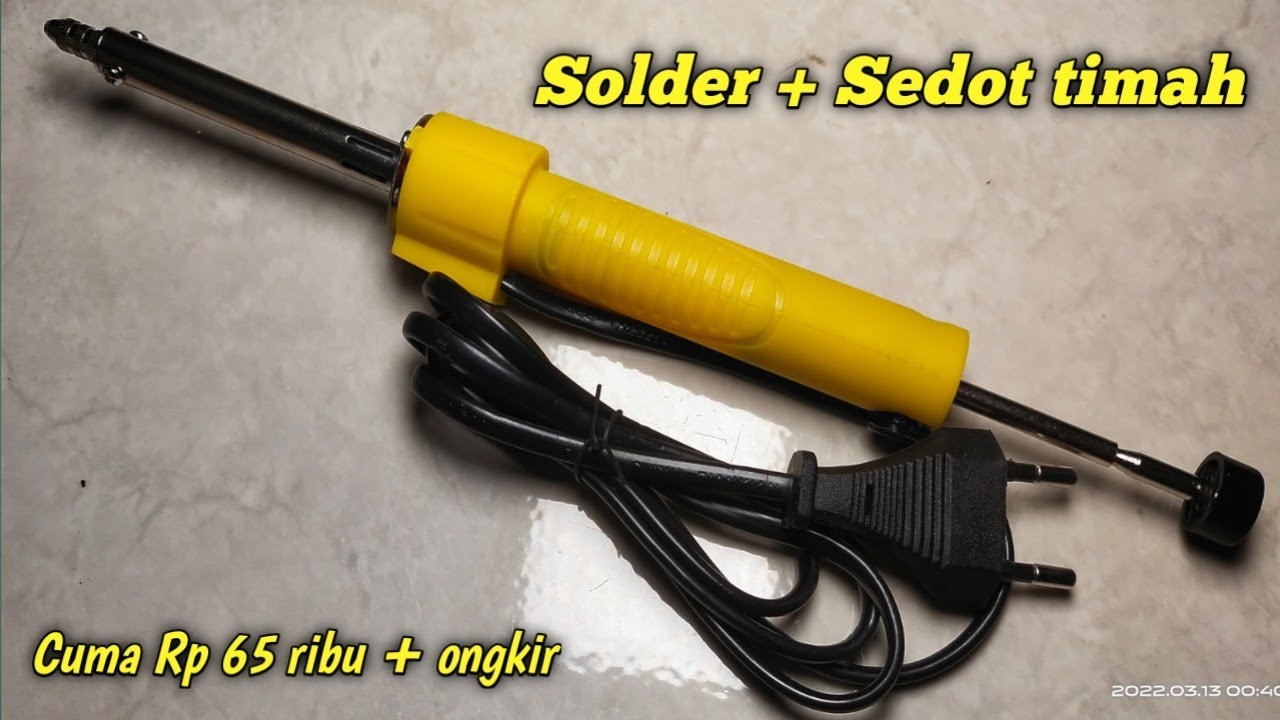Sedot timah elektrik || Solder plus sedot timah murah bagus baca deskripsi