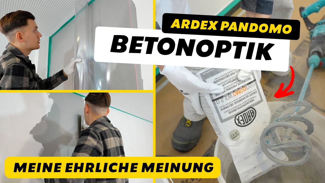 BETONOPTIK Spachteltechnik von ARDEX IM TEST (Pandomo W3)