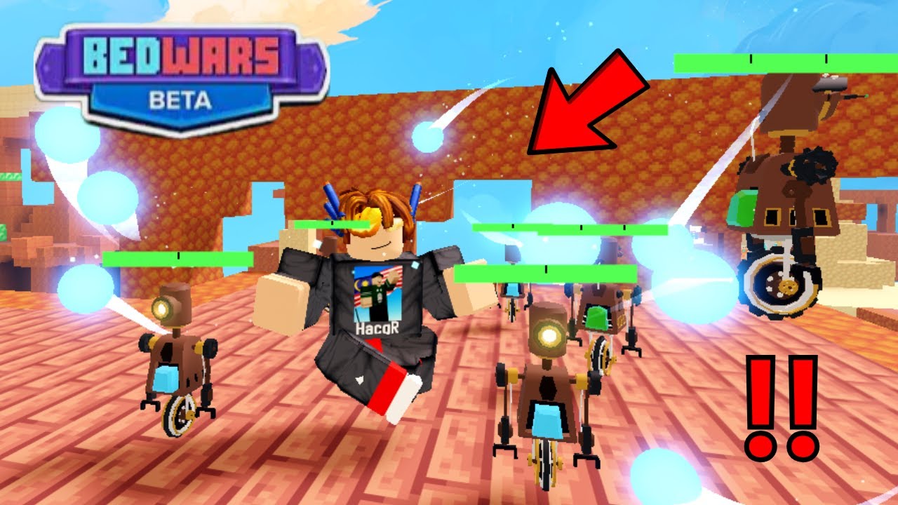 讓機器人收集資源?! (Roblox BedWars 床战) 【HacqR 游戏频道】