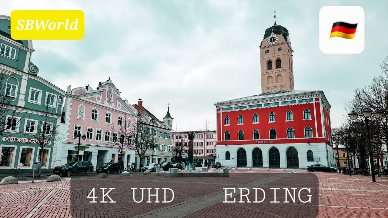 Erding - Walking Tour/Spaziergang 4K UHD