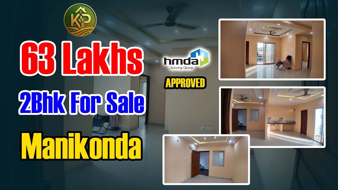 63 Lakhs 2Bhk FLAT FOR SALE #manikonda #property #flatsforsale #hyderabad #2bhk