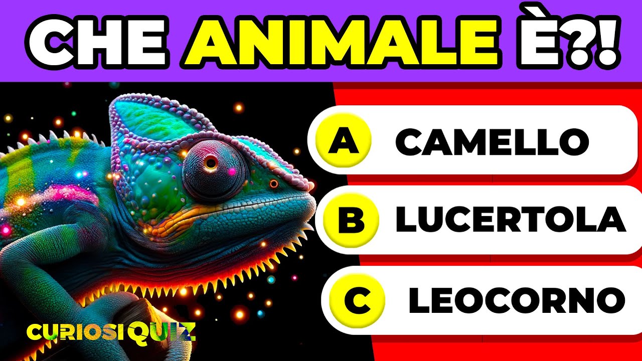 Domande ANIMALESCHE! Rispondi Correttamente alle Curiosità | Quiz Animali