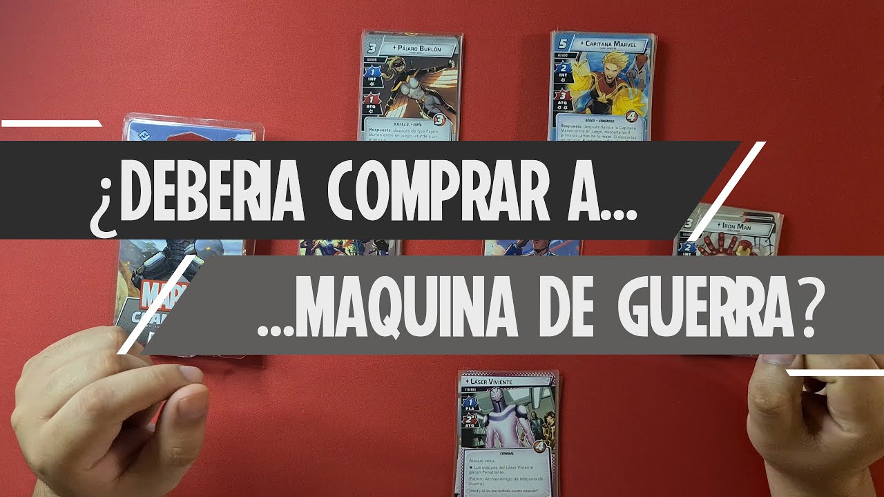 Marvel Champions | ¿Debería Comprar a...  Máquina de Guerra/War Machine?