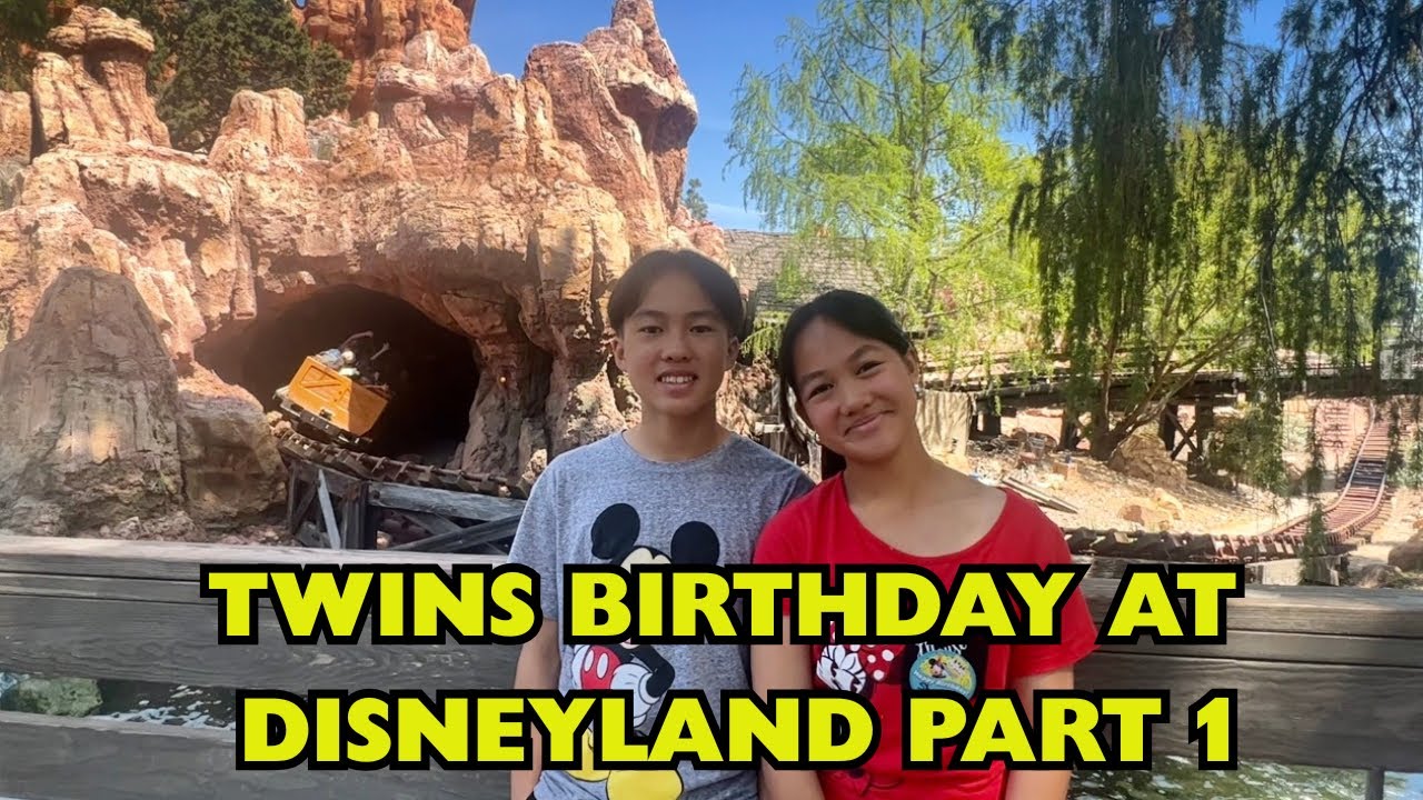 Twins’ Birthday celebration at Disneyland ( Part 1 )