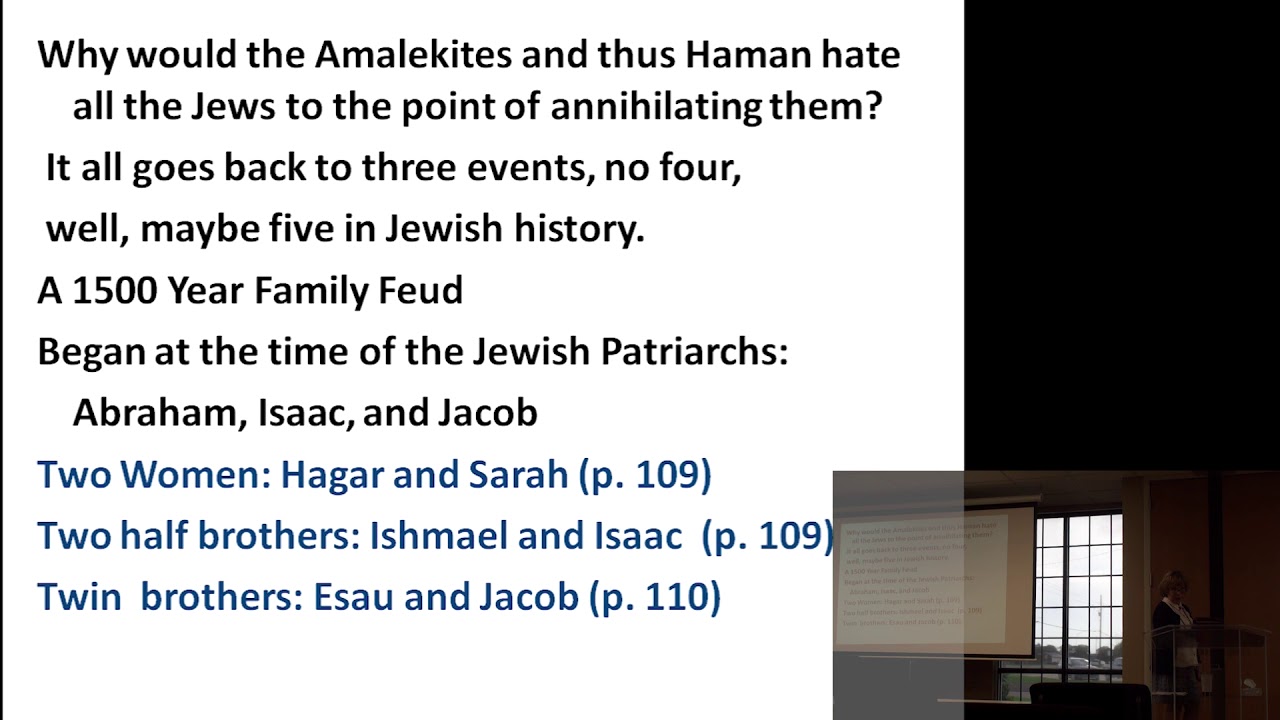 Kathleen Bible Study (Haman the Agagite Pg. 109) (Part 2)