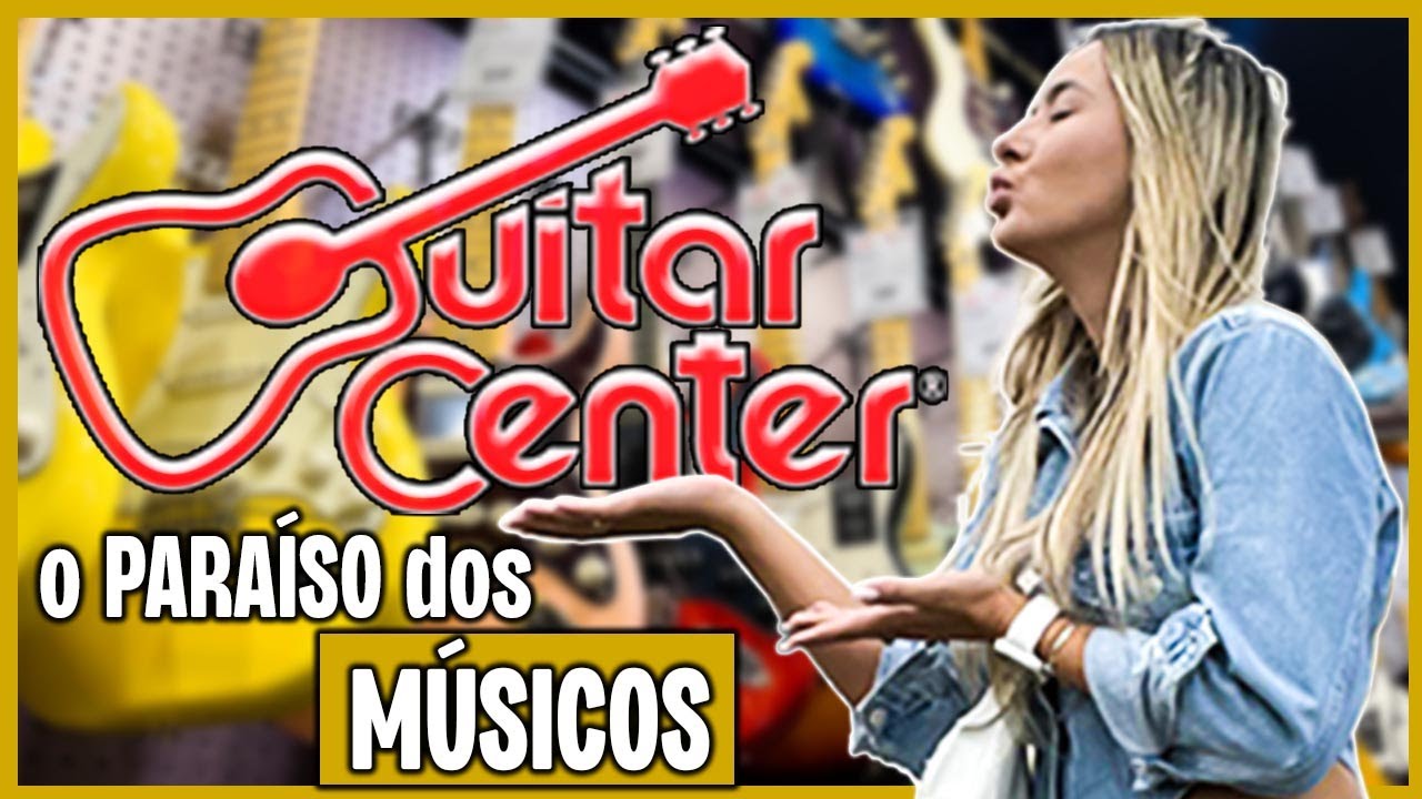 TOUR na GUITAR CENTER: MAIOR LOJA DE MÚSICA nos ESTADOS UNIDOS