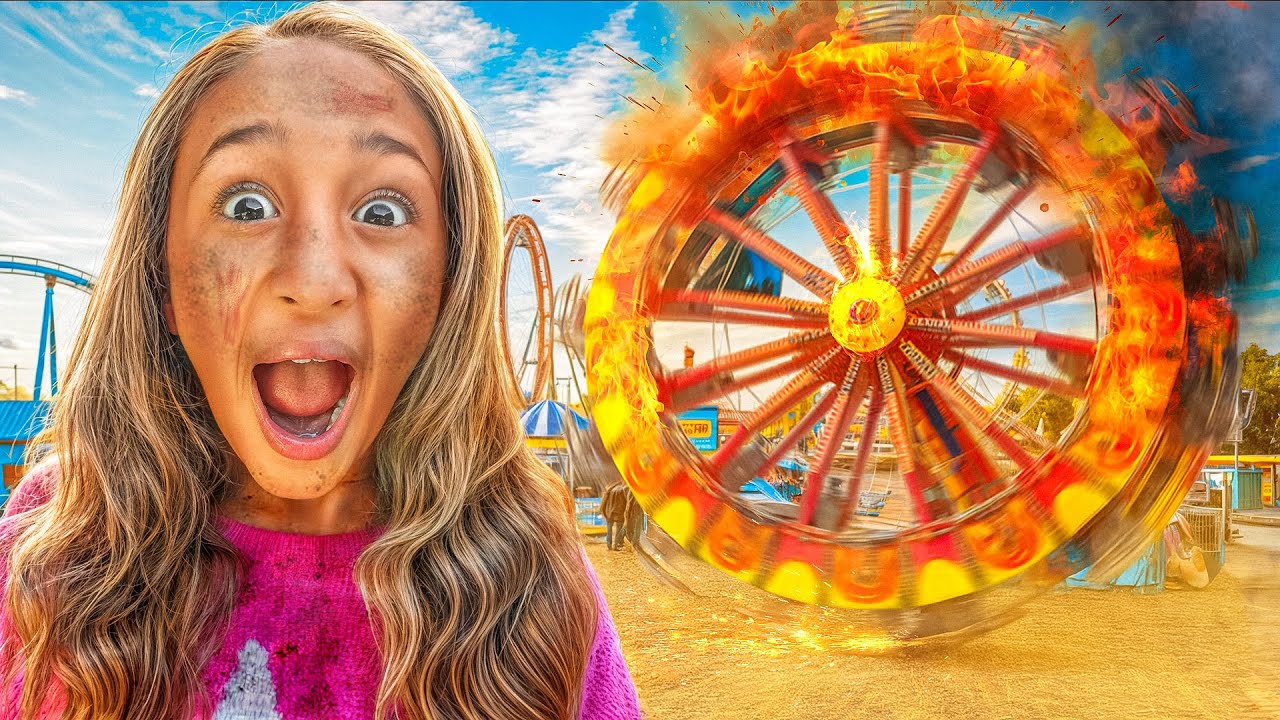 TERRIFYING RIDE! LONDYN Goes To The FAIR