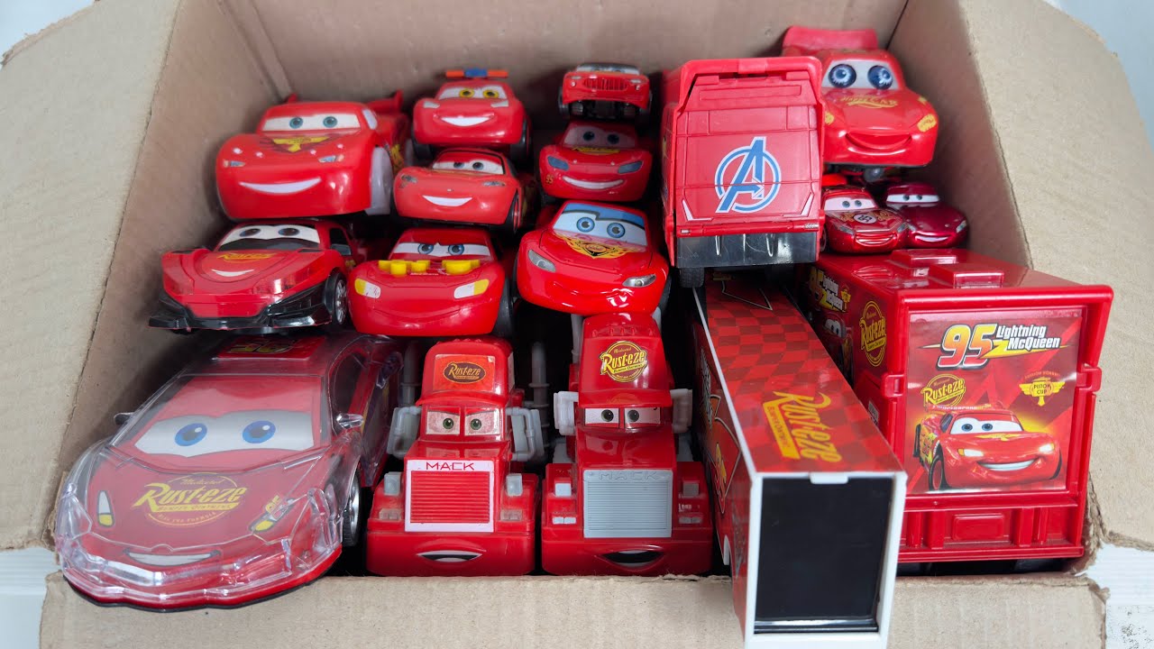 Disney Pixar Cars Lot Review and Unboxing | Full Lightning Mcqueen Bubble RC | ASMR Collection Cars