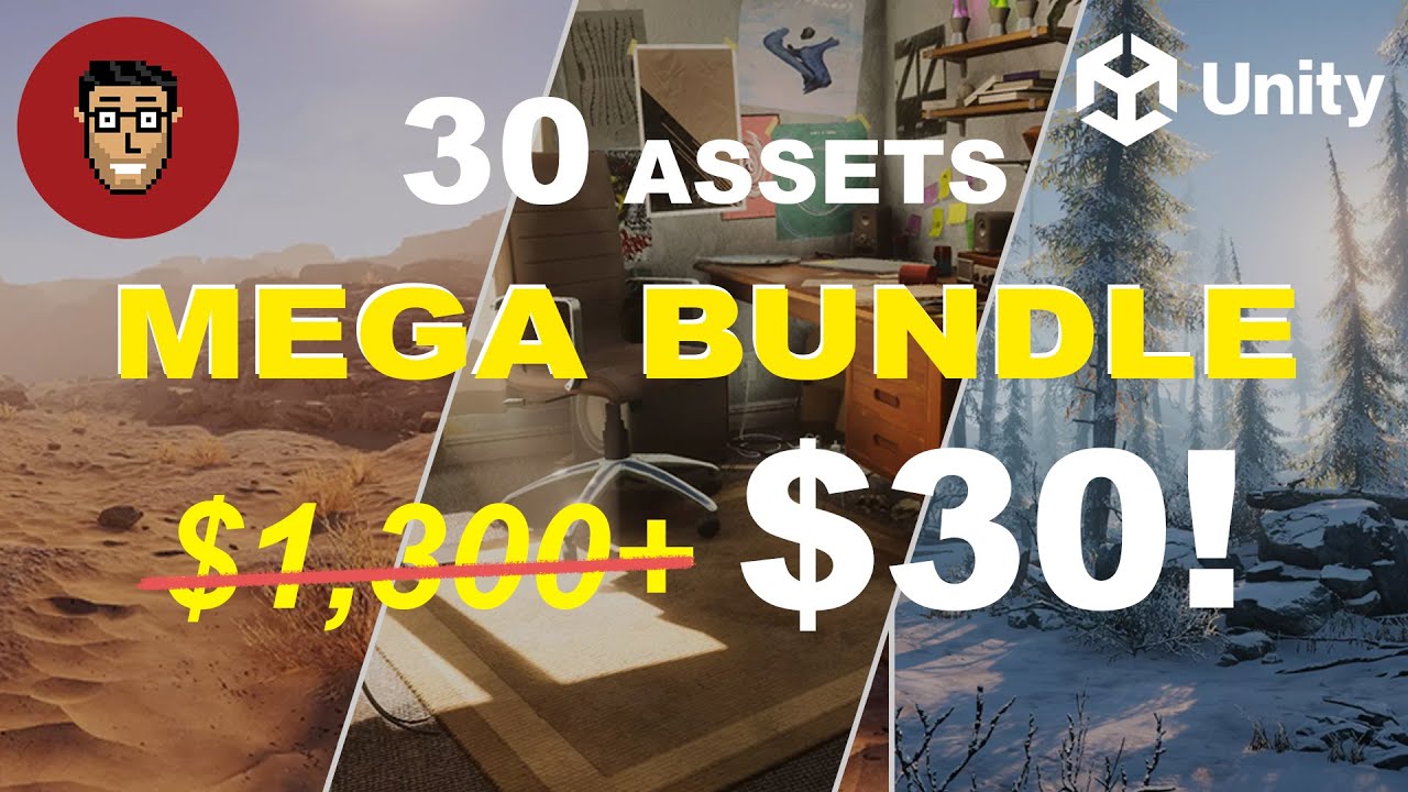 Save $1,300 with this Unity Sale (30 for 30 Mega Bundle)