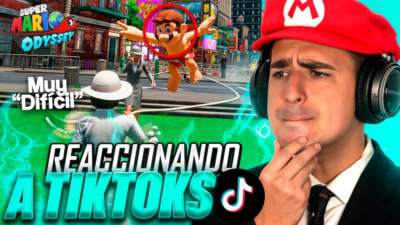 PRO Reacciona a TIKTOKS de Mario Odyssey 😔